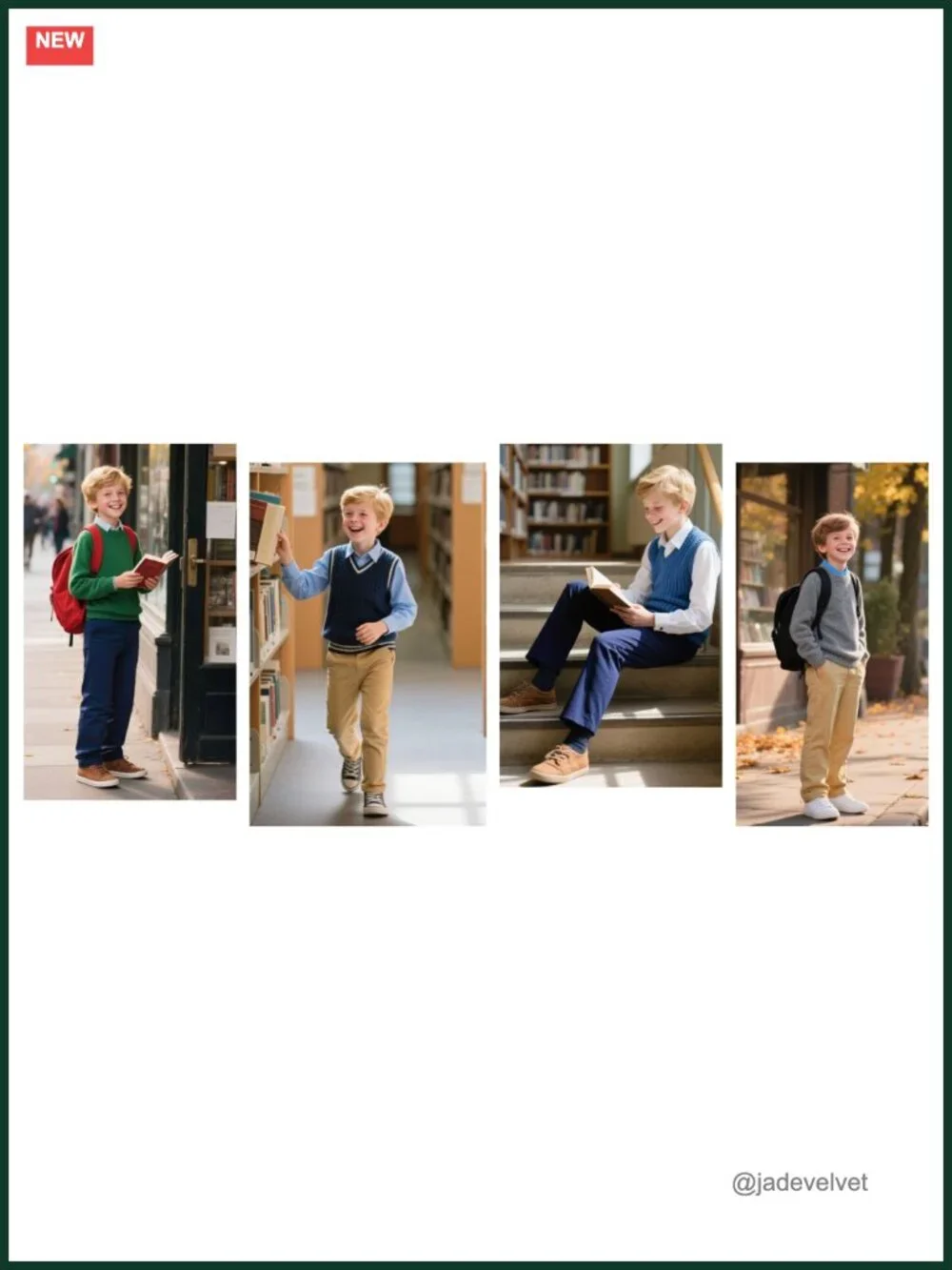Kids School Uniform Pants Stretch Cotton Chino Trousers 2 Pack